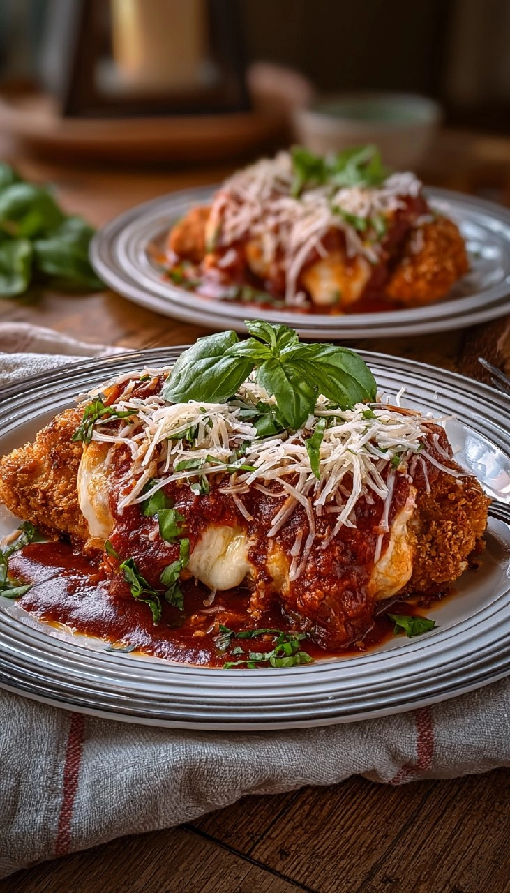 Chicken Parmesan | Crispy Baked Italian Comfort Dinner