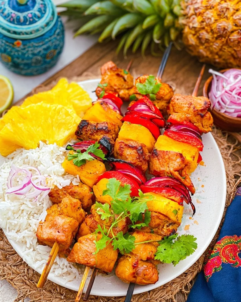 Chicken-Pineapple-Kebabs-Recipe