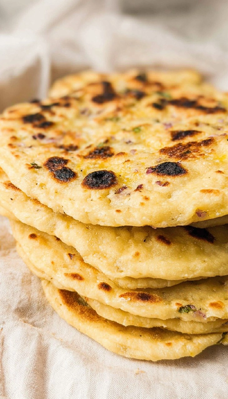 Cottage Cheese Naan Bread