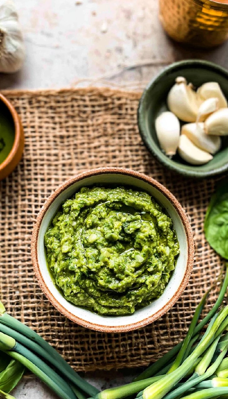 Garlic Scape Pesto