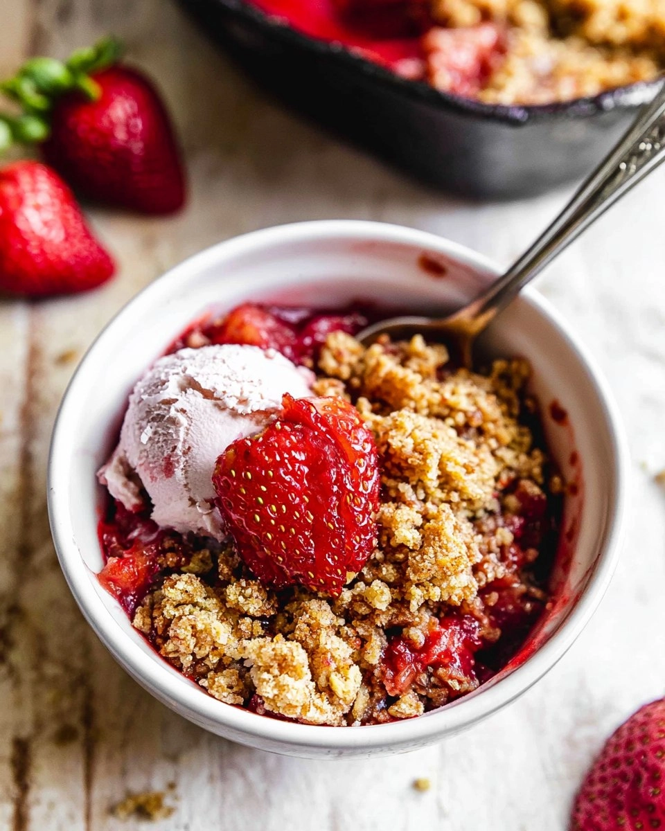 Healthy-Strawberry-Crisp-Gluten-Free-Easy-Almond-Flour-Crumble-Recipe