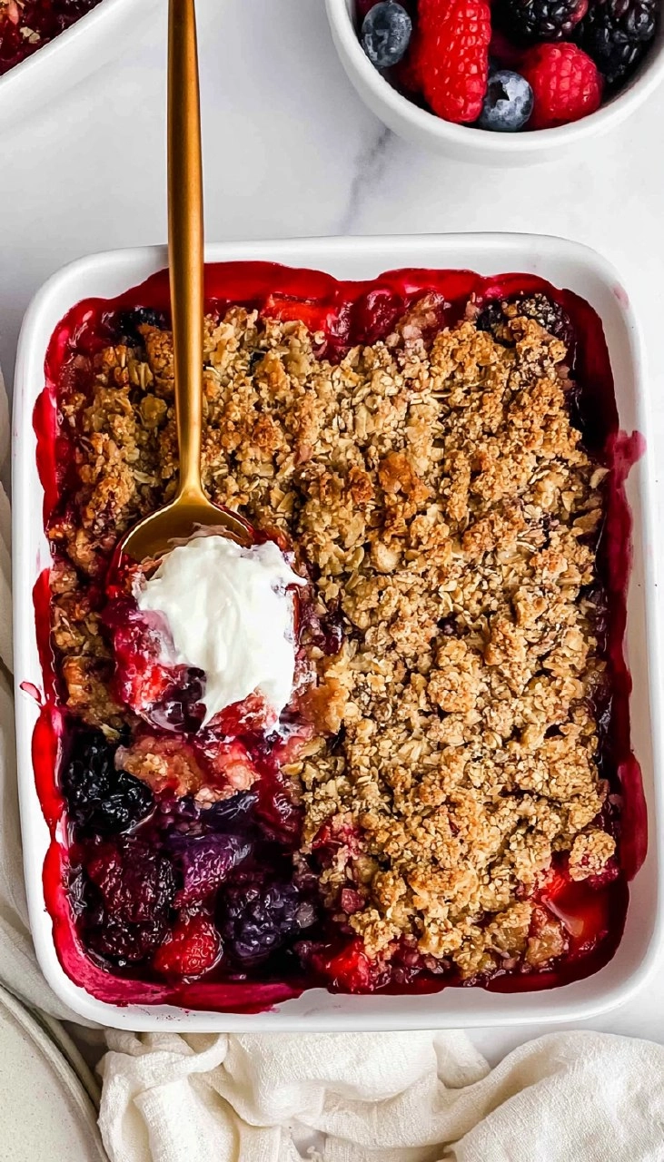 Mixed Berry Crisp 100 Mixed Berry Crisp