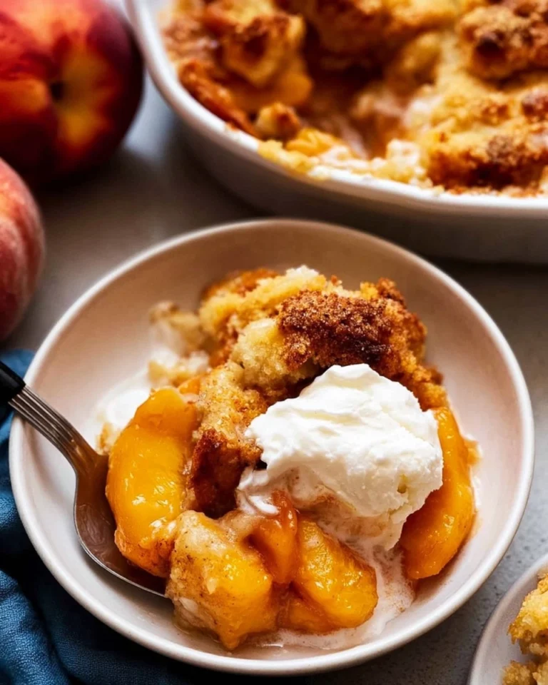 Peach-Cobbler-Old-Fashioned-Summer-Fruit-Dessert-Recipe