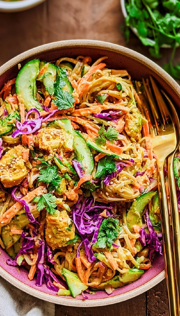 Spring Roll Noodle Salad (Great for Meal Prep!)