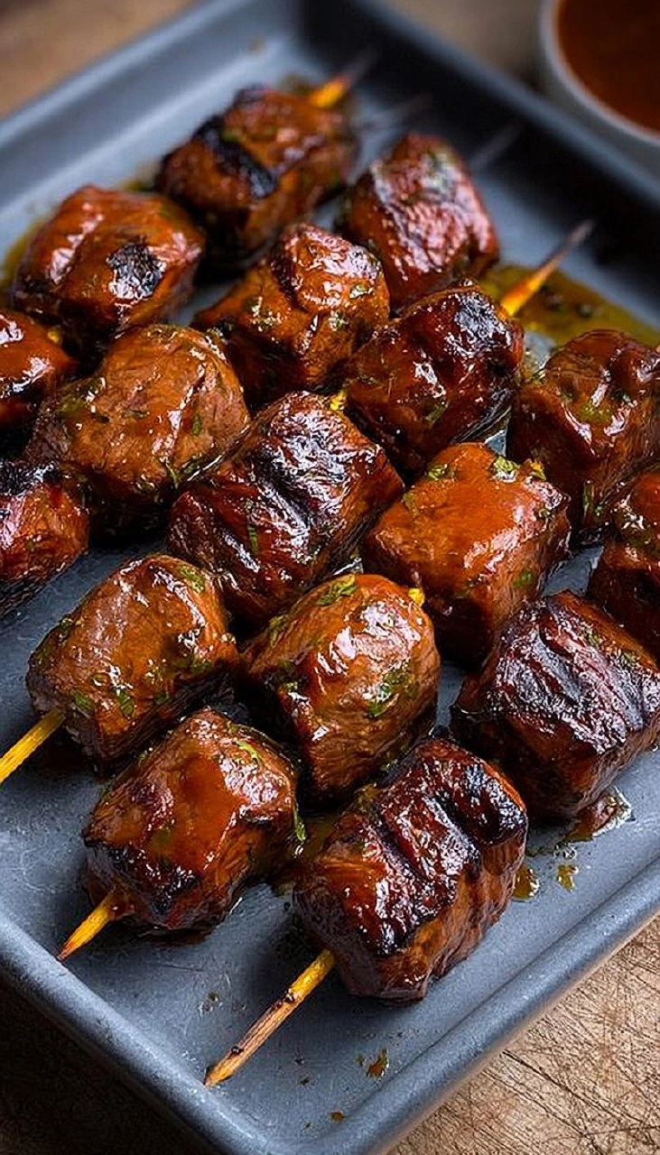 Steak Kabobs | Grilled Herb-Marinated Skewers for Dad 100 Steak Kabobs | Grilled Herb-Marinated Skewers for Dad