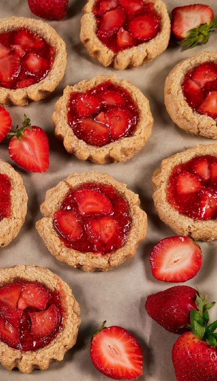 Vegan Strawberry Pie Cookies 110 Vegan Strawberry Pie Cookies