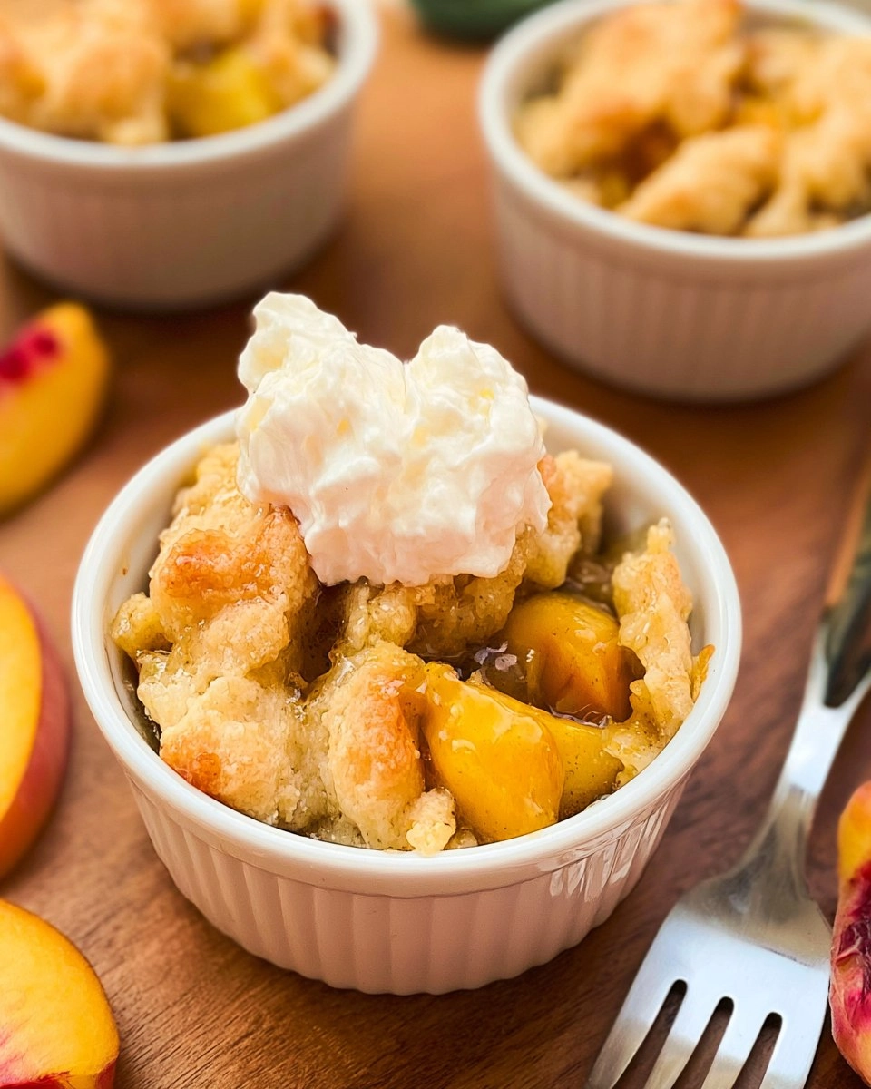 Air Fryer Mini Peach Cobbler 1 Air-Fryer-Mini-Peach-Cobbler-Recipe