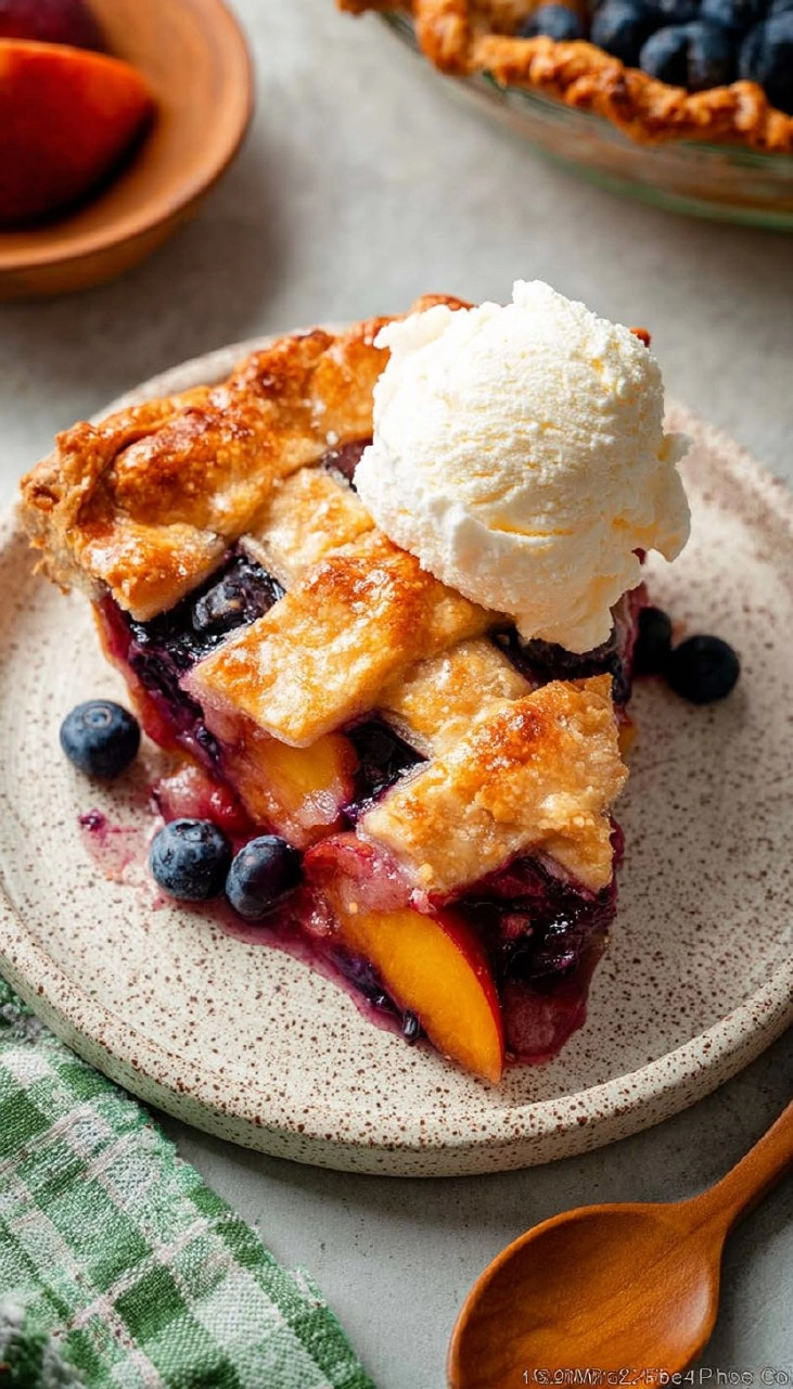Blueberry Peach Pie