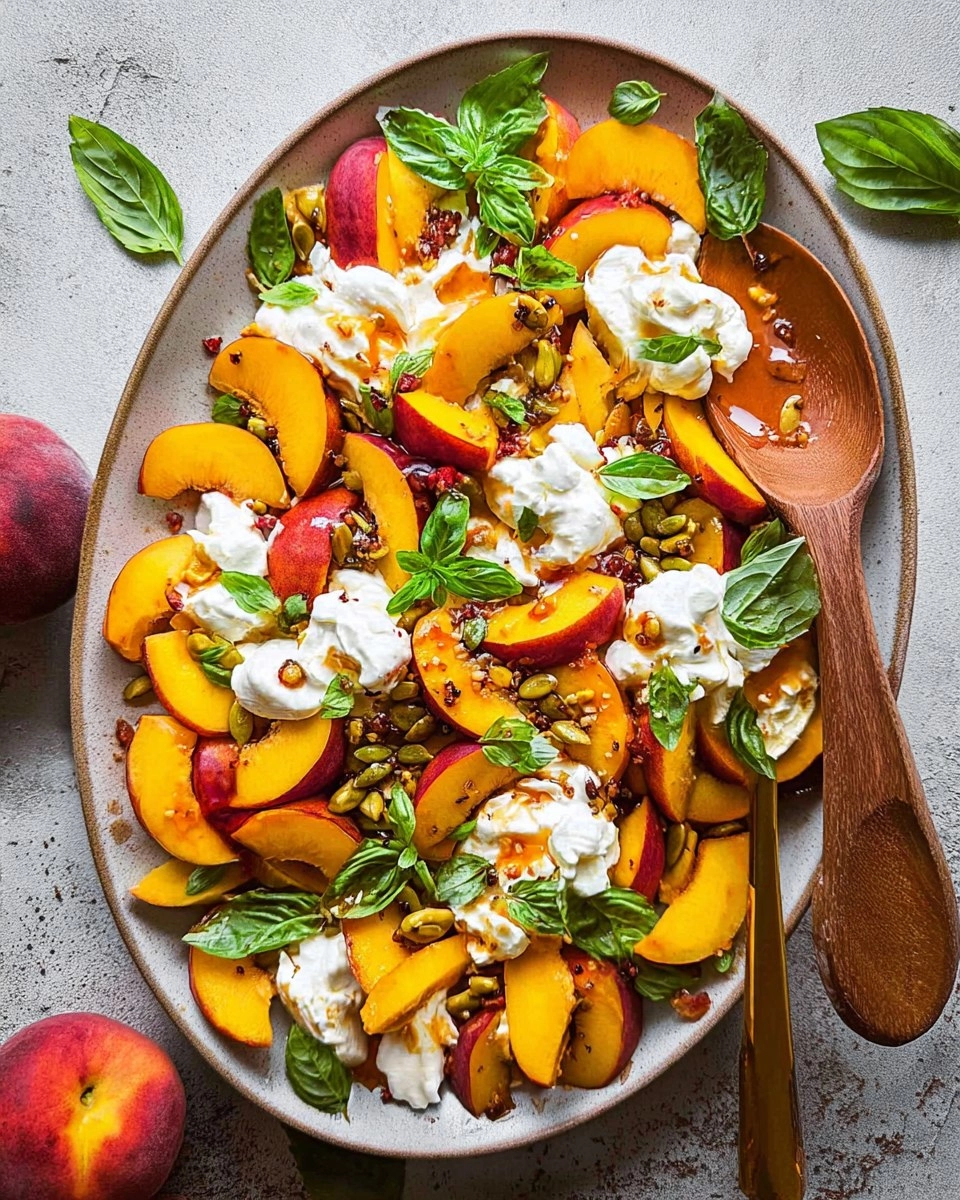 Burrata Peach Salad