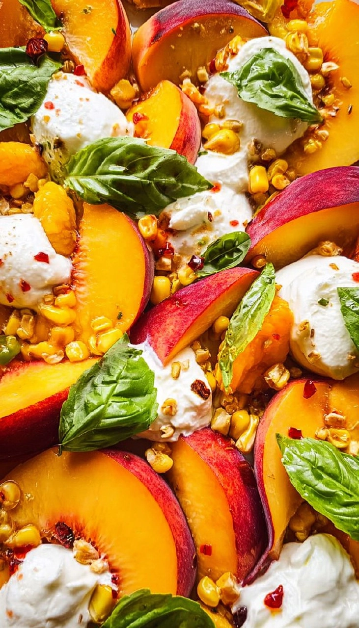 Burrata Peach Salad