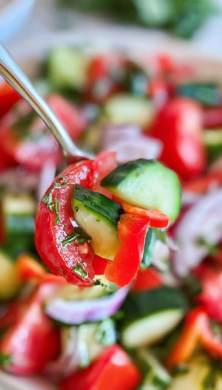 Classic Cucumber Tomato Salad 70 Classic Cucumber Tomato Salad