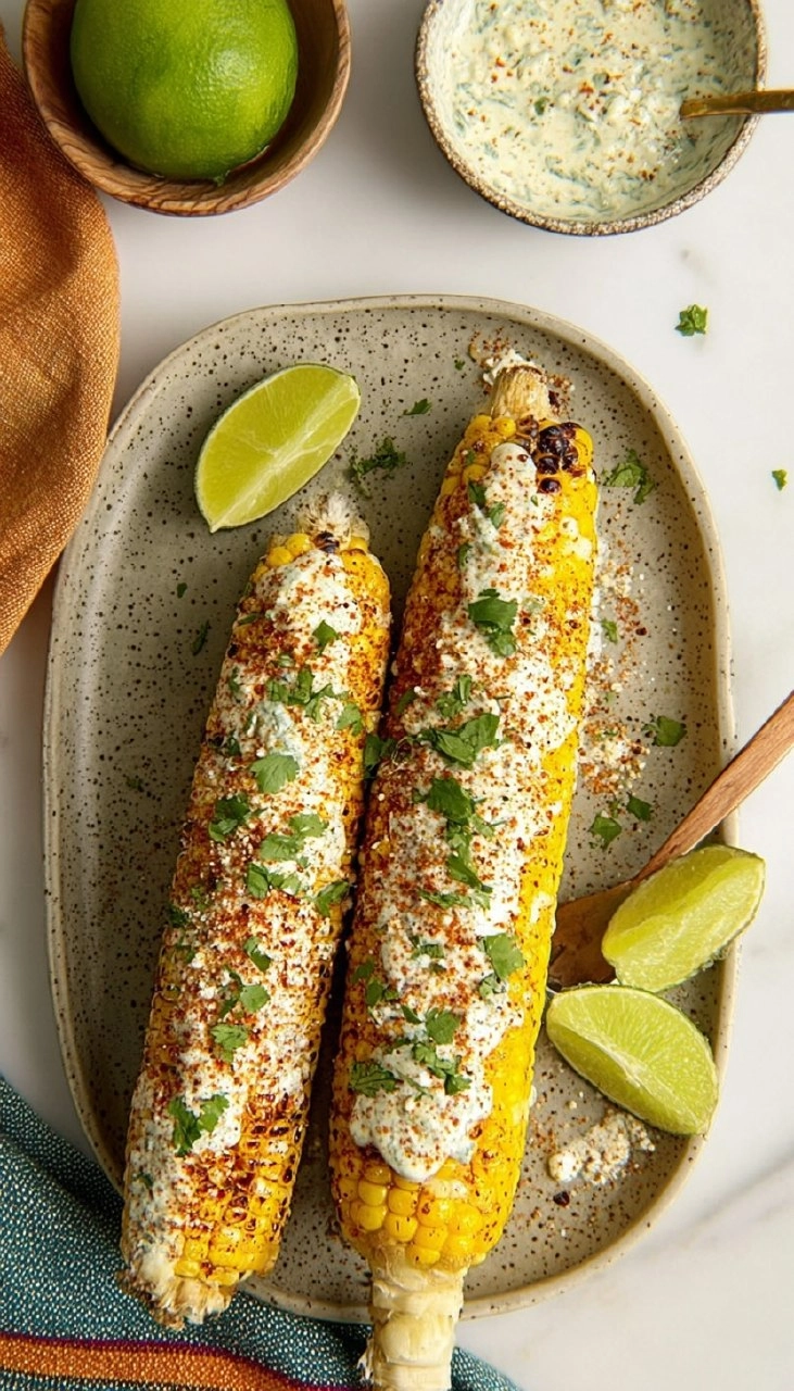 Creamy Cilantro Lime Corn