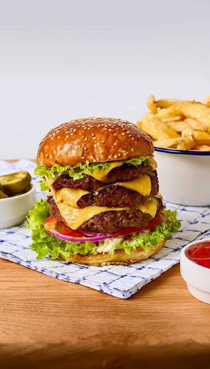 Double Cheeseburger 295 Double Cheeseburger