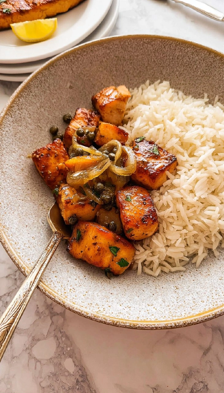 Easy Salmon Piccata. 95 Easy Salmon Piccata.