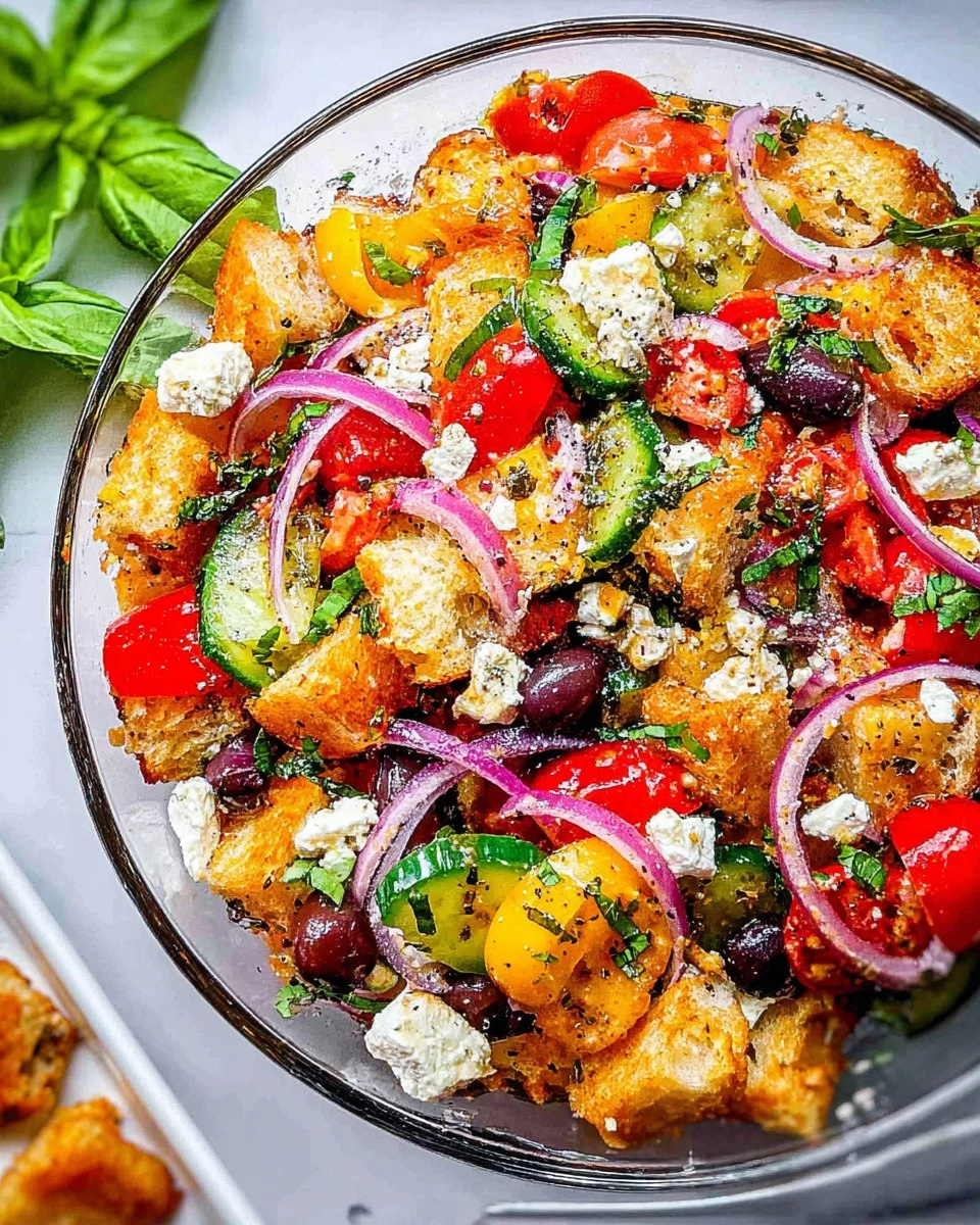 Greek-Style Bread Salad 104 Greek-Style Bread Salad