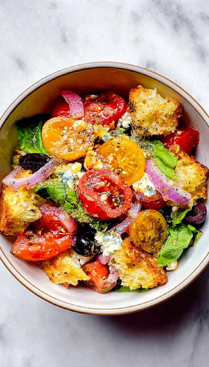 Greek-Style Bread Salad 105 Greek-Style Bread Salad