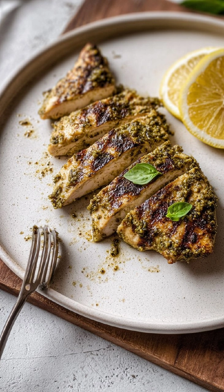 Grilled Pesto Chicken