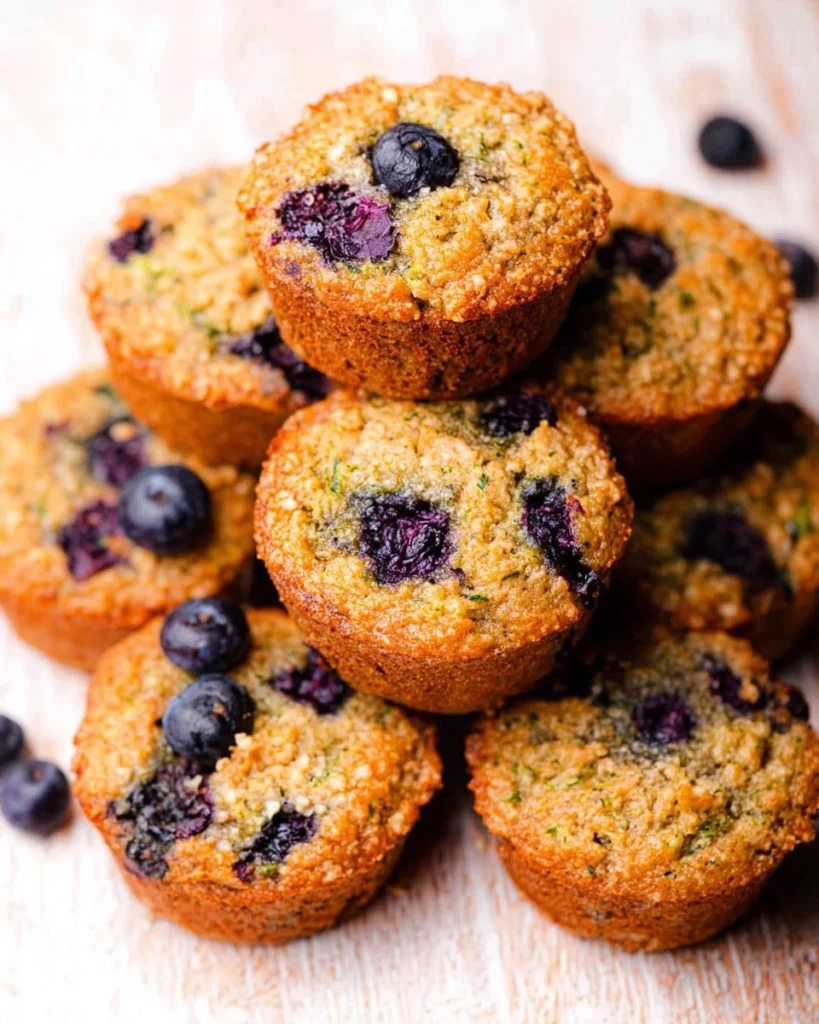 Healthy-Blueberry-Zucchini-Muffins-Gluten-Free-Paleo-Almond-Flour-Recipe