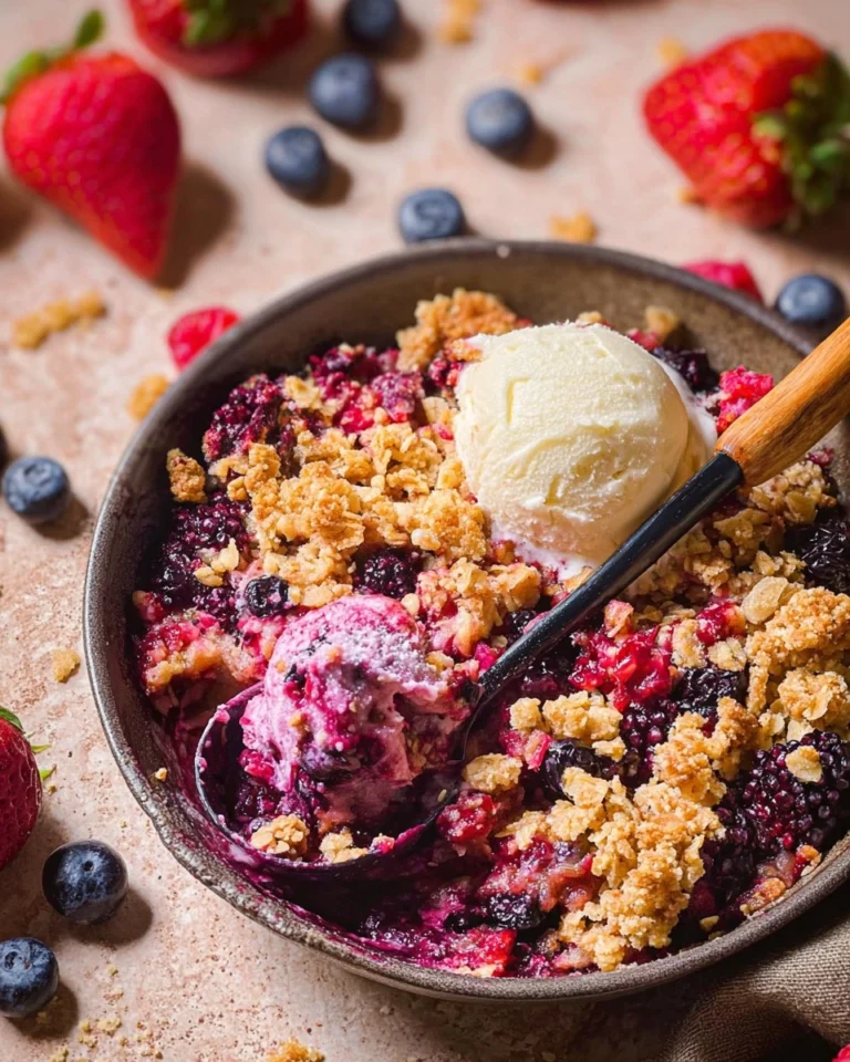 Healthy Mixed Berry Crisp (Gluten-Free) 74 Healthy-Mixed-Berry-Crisp-Gluten-Free-Recipe
