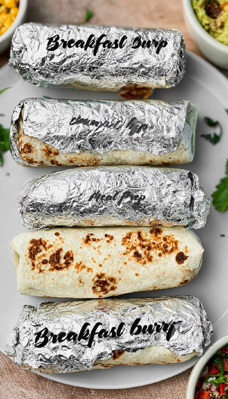 Meal Prep Breakfast Burritos
