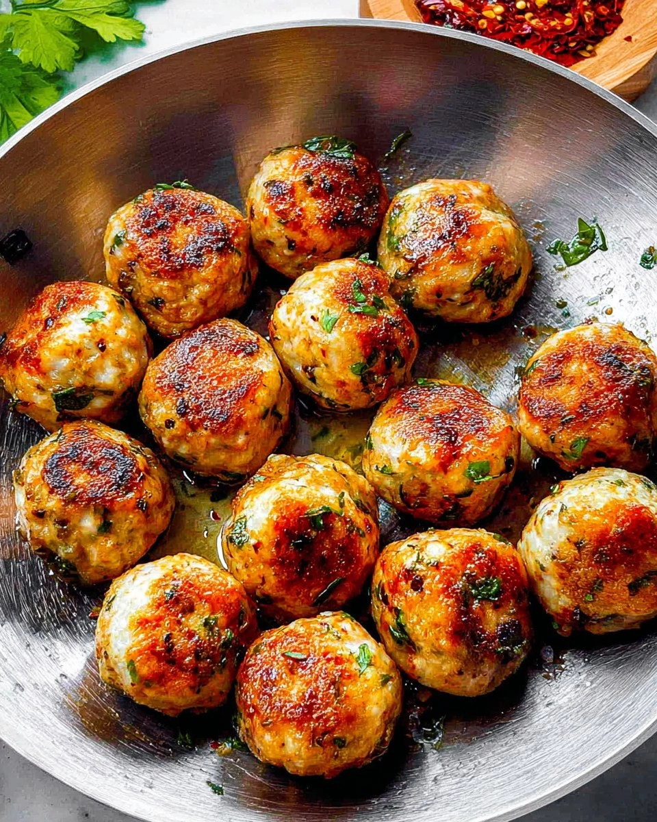Mediterranean Chicken Meatballs 109 Mediterranean Chicken Meatballs