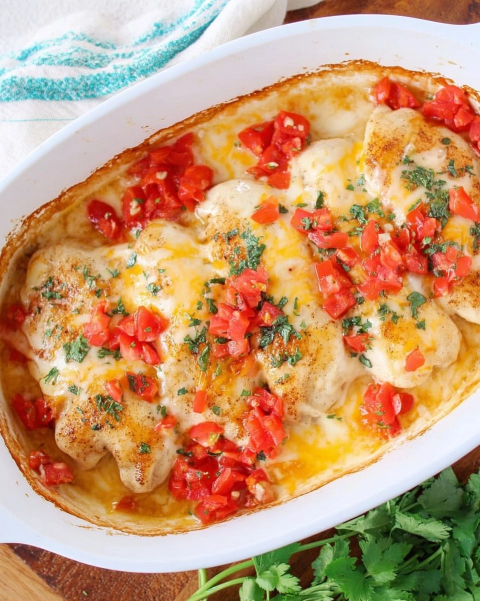 Rotel Chicken Bake