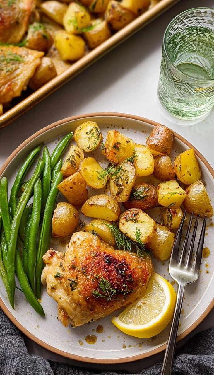 Sheet Pan Chicken and Potatoes 105 Sheet Pan Chicken and Potatoes