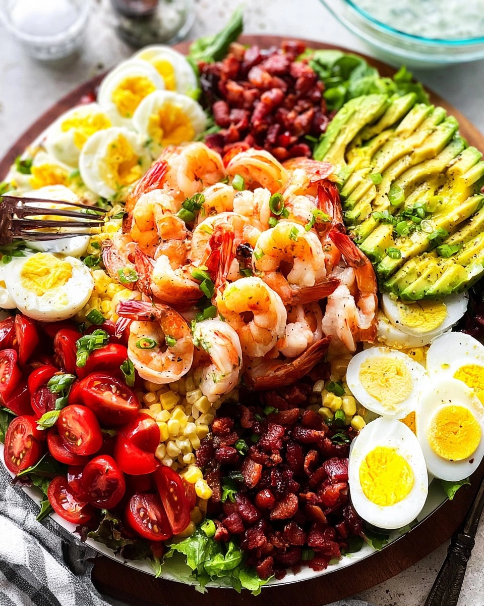 Shrimp Cobb Salad (Healthy, Easy Summer Dinner) 94 Shrimp Cobb Salad (Healthy, Easy Summer Dinner)