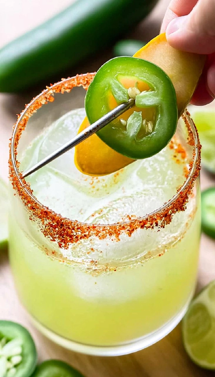 Spicy Pickle Margarita