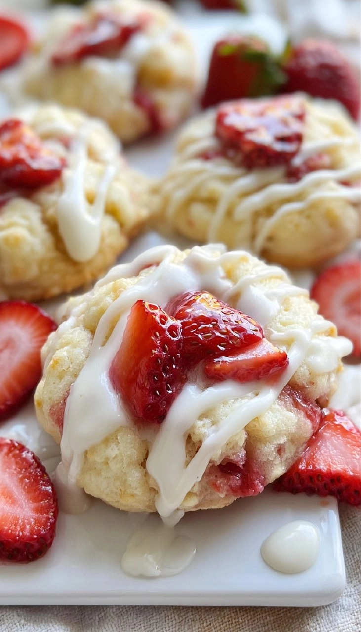Strawberry Shortcake Cookies