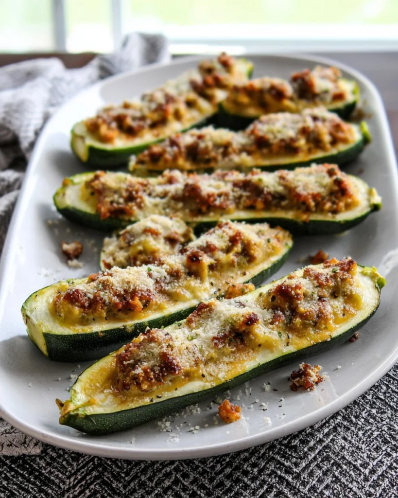 Stuffed-Zucchini-Boats-Recipe