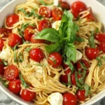 Tomato and Mozzarella Pasta (Pasta alla Checca) 96 Tomato-and-Mozzarella-Pasta-Pasta-alla-Checca-Recipe
