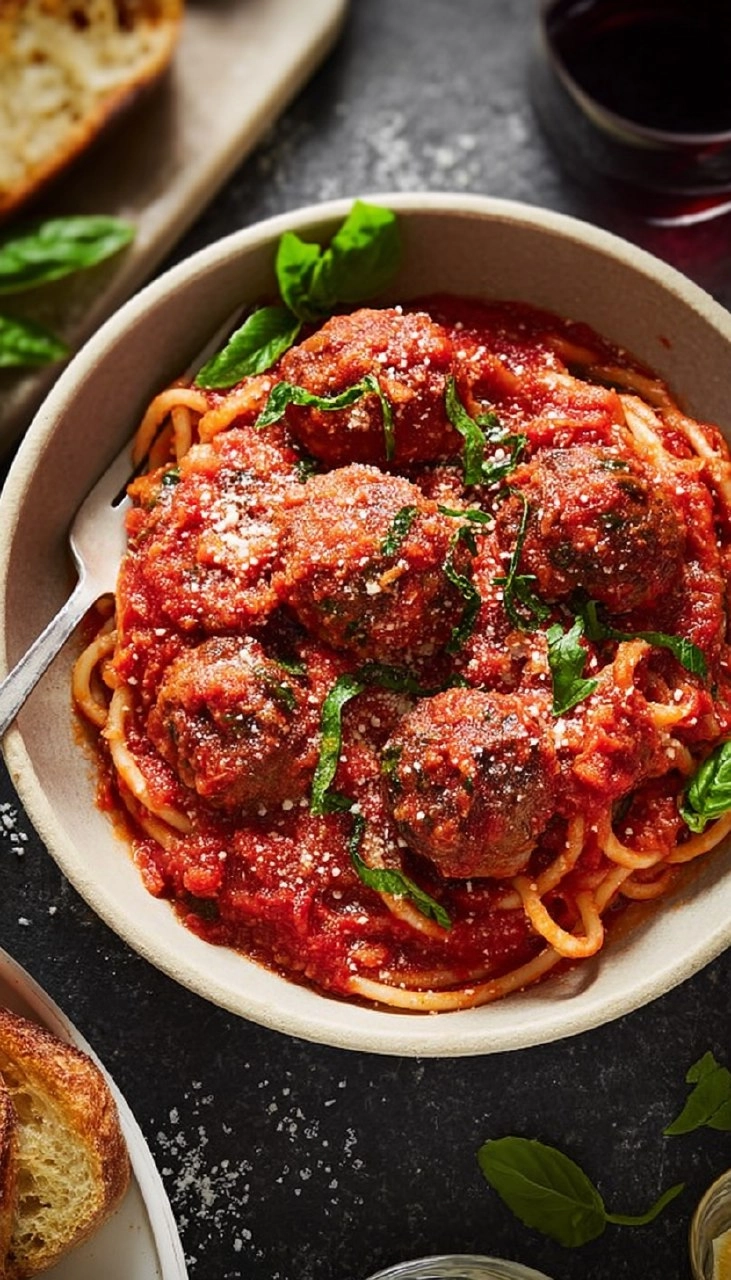 Baked Meatball Recipe (with The Best Marinara Sauce) 130 Baked Meatball Recipe (with The Best Marinara Sauce)