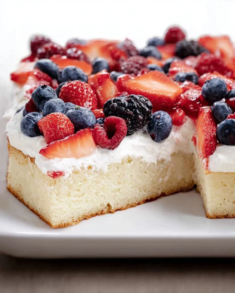 Berries-Cream-Sheet-Cake-Recipe