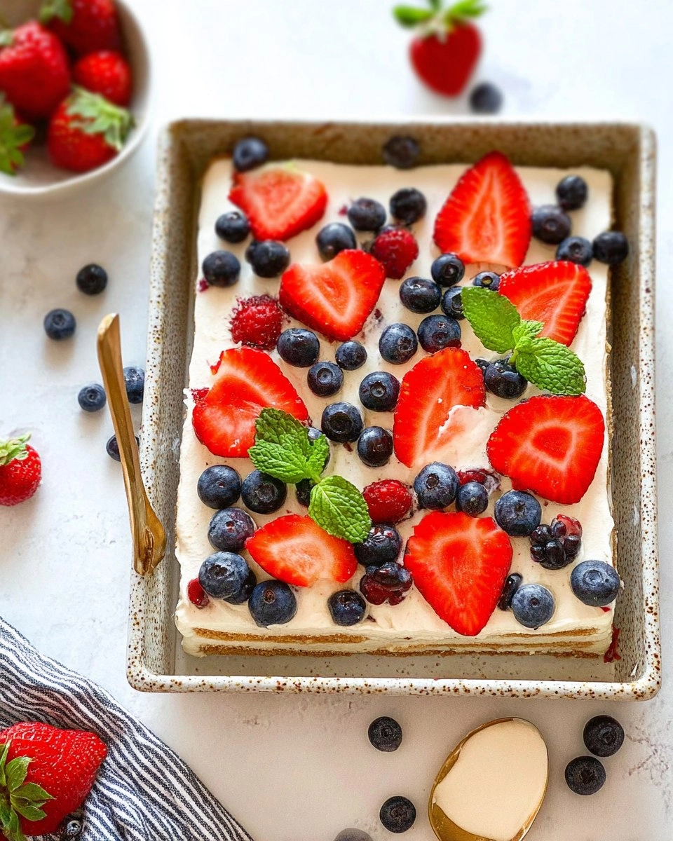 Berry Icebox Cake