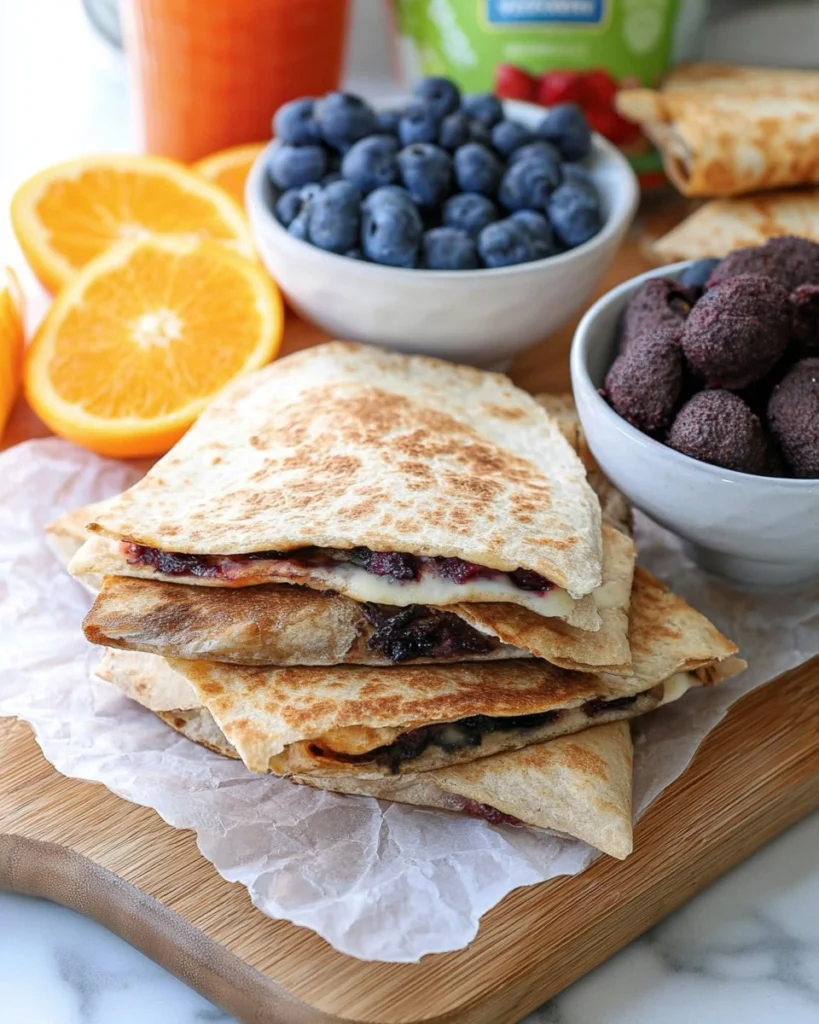 Blueberry-Breakfast-Quesadilla-Recipe