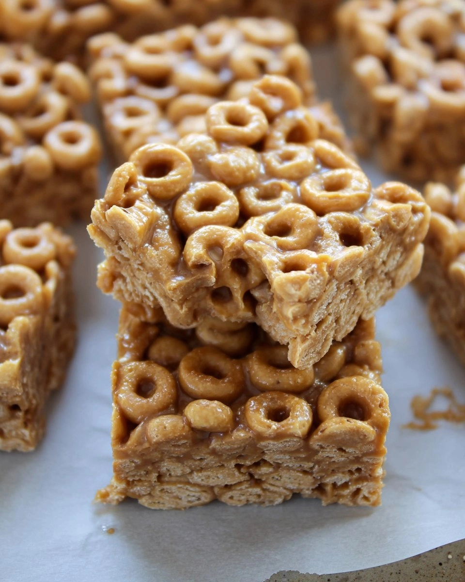 Easy Peanut Butter Cheerio Bars