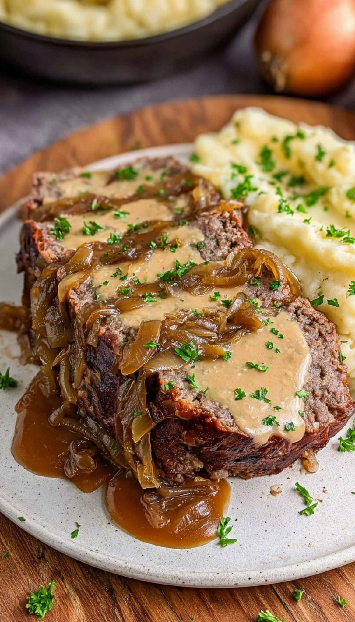 French Onion Meatloaf