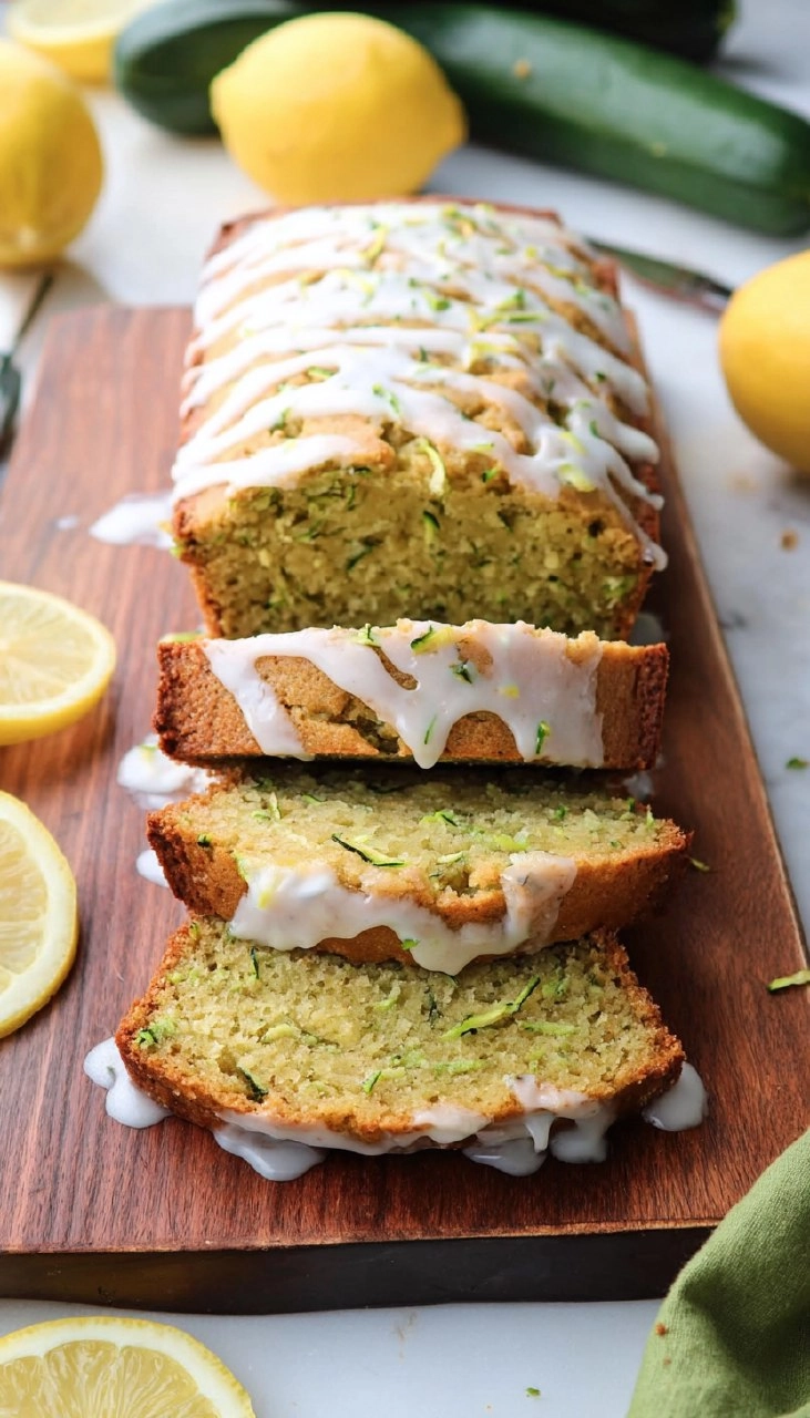 Glazed Lemon Zucchini Bread 110 Glazed Lemon Zucchini Bread