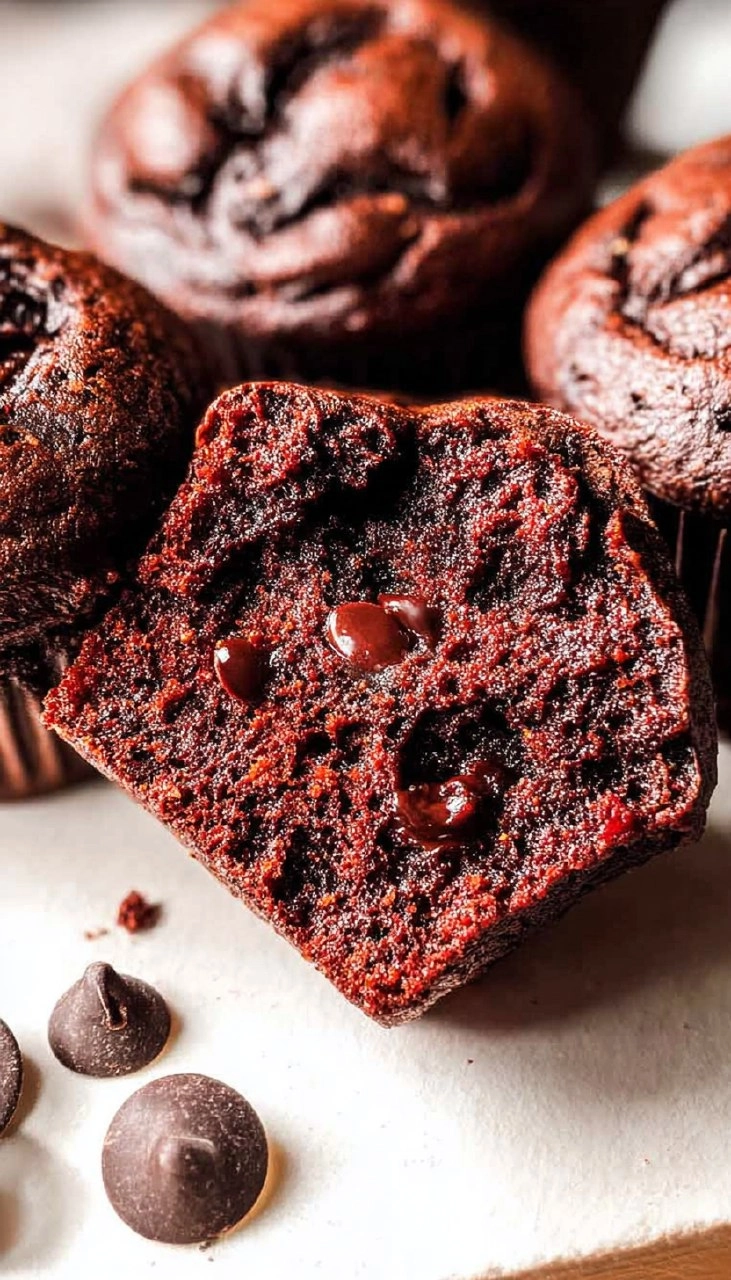 Healthy Chocolate Zucchini Muffins (Gluten Free, Paleo) 115 Healthy Chocolate Zucchini Muffins (Gluten Free, Paleo)