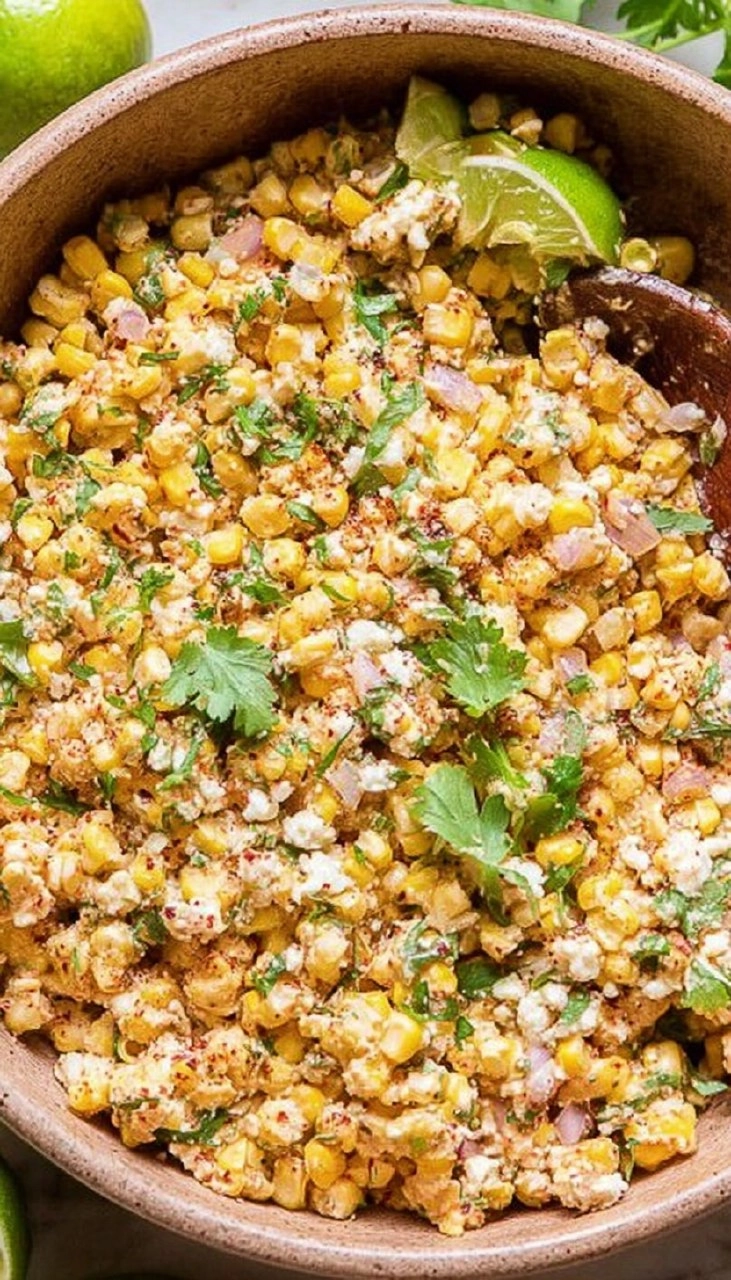 Mexican Street Corn Salad Recipe (Esquites)