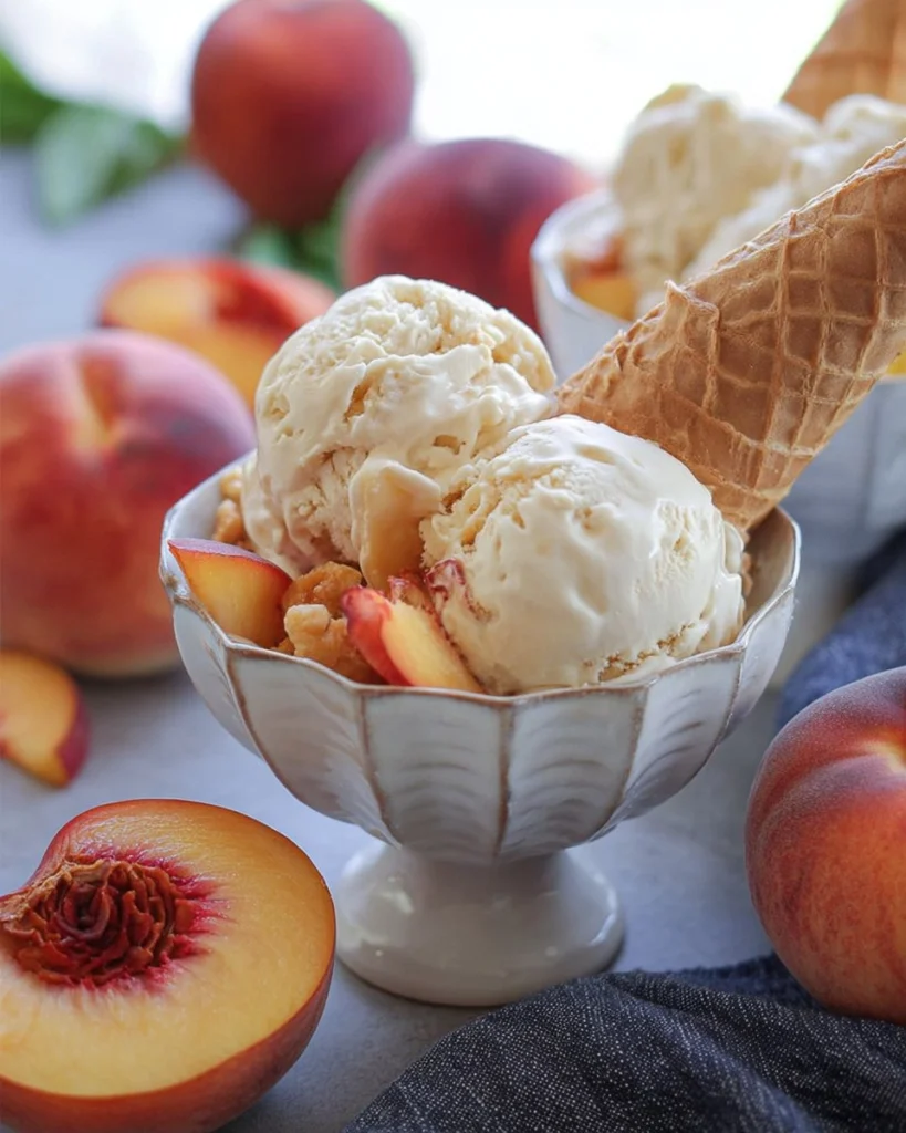 No-Churn-Peaches-and-Cream-Ice-Cream-Recipe