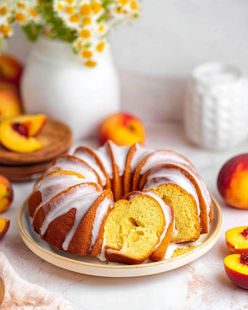 Peach Bundt Cake 99 Peach Bundt Cake