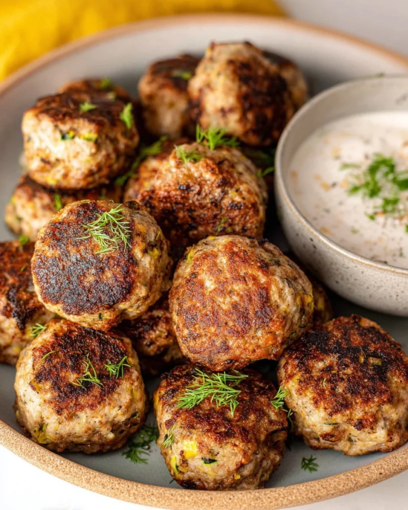 Ranch-Turkey-Zucchini-Meatballs-Recipe