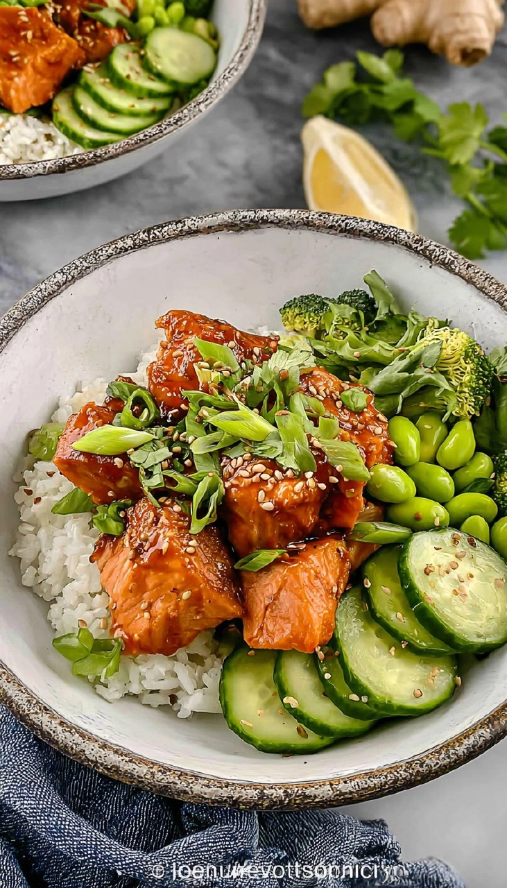 Salmon Bowl 100 Salmon Bowl