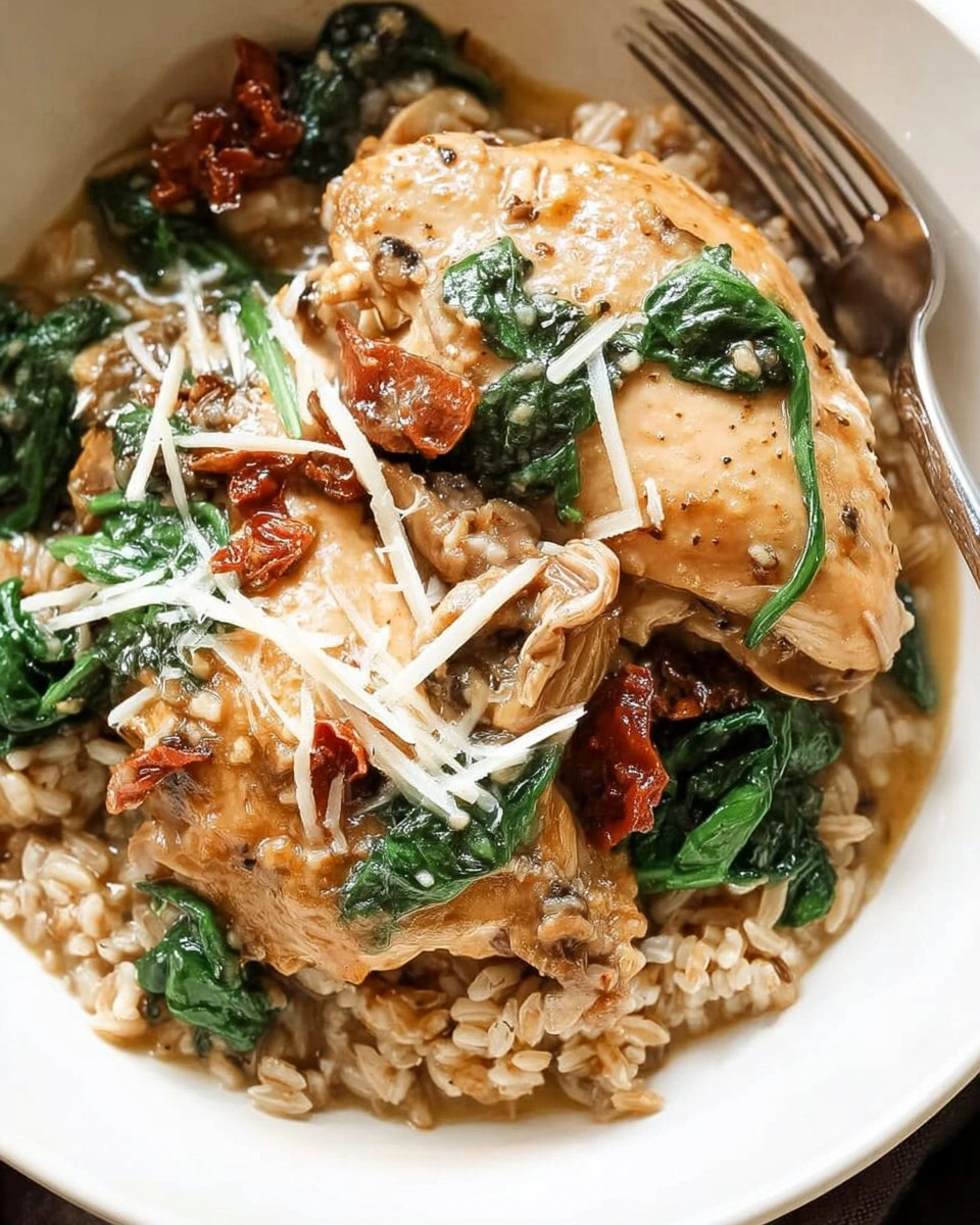 Slow Cooker Tuscan Chicken (Creamy, 10-Minute Prep)