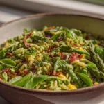 Spring Orzo Pasta Salad with Creamy Basil Vinaigrette 136 Spring-Orzo-Pasta-Salad-with-Creamy-Basil-Vinaigrette-Recipe