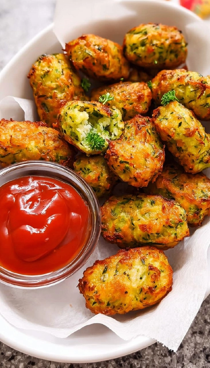 Air Fryer Zucchini Tots 80 Air Fryer Zucchini Tots
