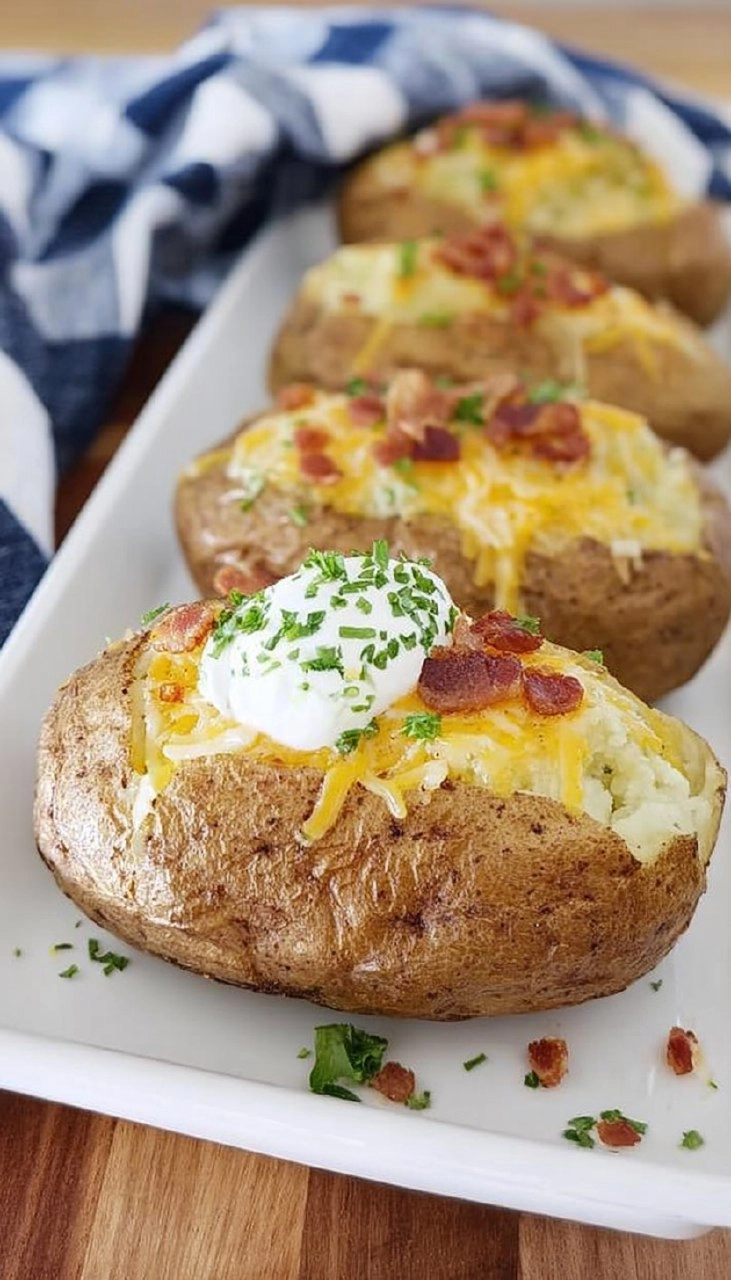 Best Steakhouse Baked Potatoes
