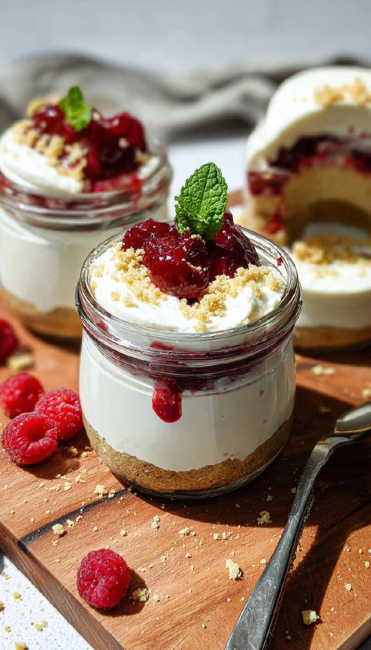 High Protein Cheesecake Jars 75 High Protein Cheesecake Jars